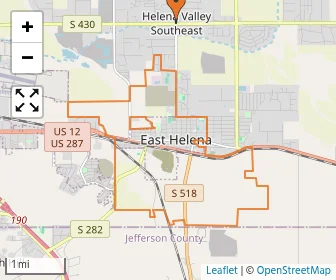 Area schools map